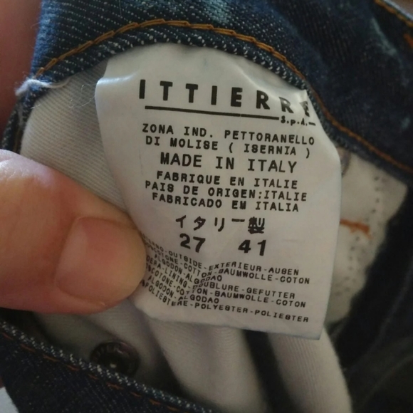 Dolce & Gabbana Couture $525 Ombre Cuff Slight Flare Jeans sz 27 - Picture 8 of 8